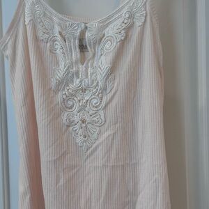 Verena light pink cotton nightgown size small